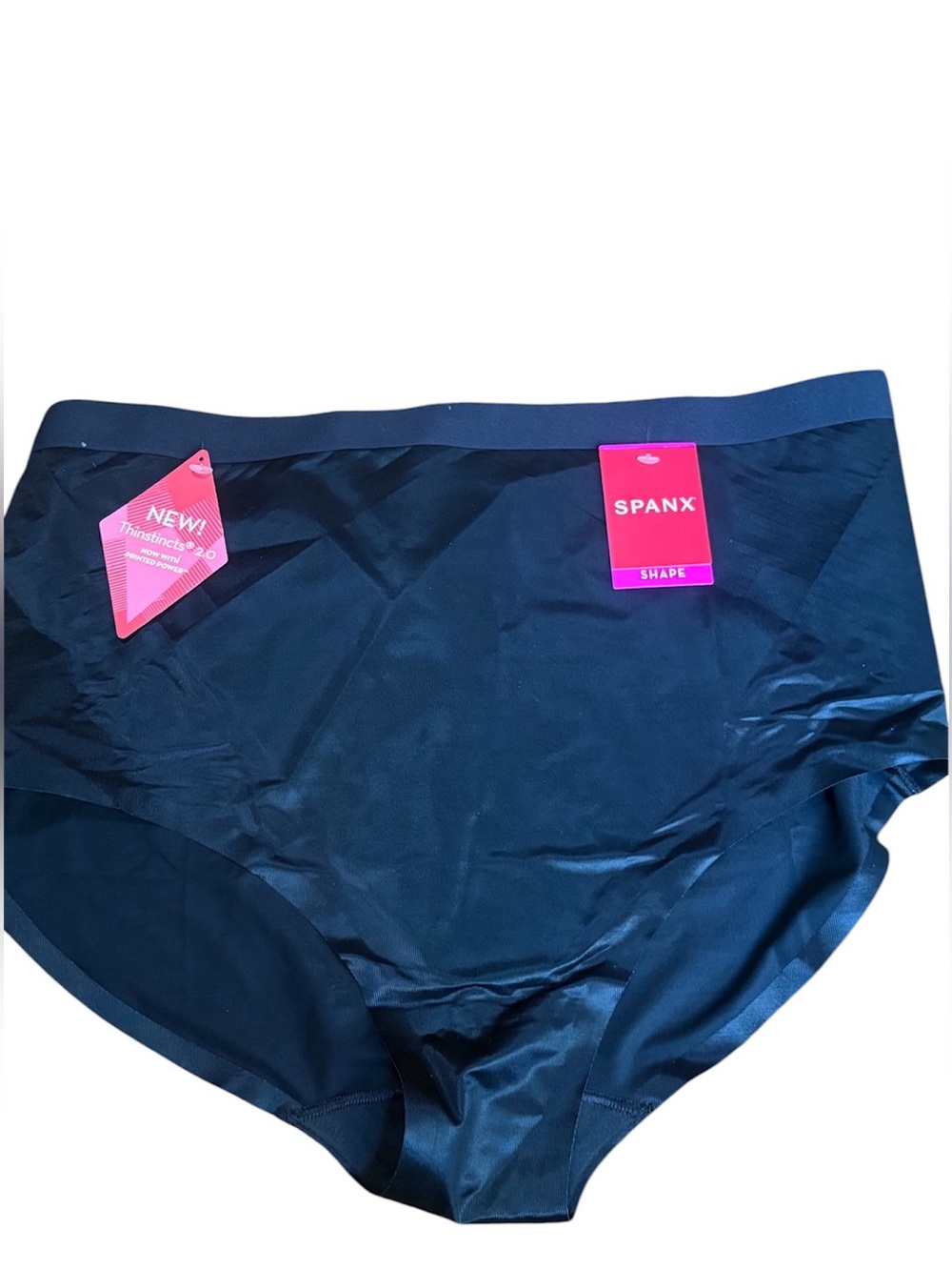 SPANX Womens Brief Size 1X Black Shapewear Bikini Bottom Control